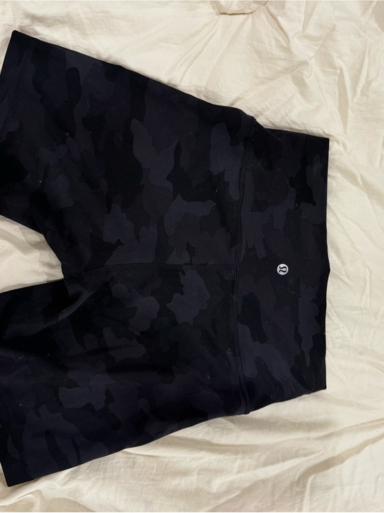 lululemon athletica Pants - lululemon athletica Black Camo Bike Shorts